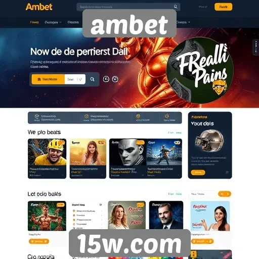 Revisão completa do layout do site Ambet